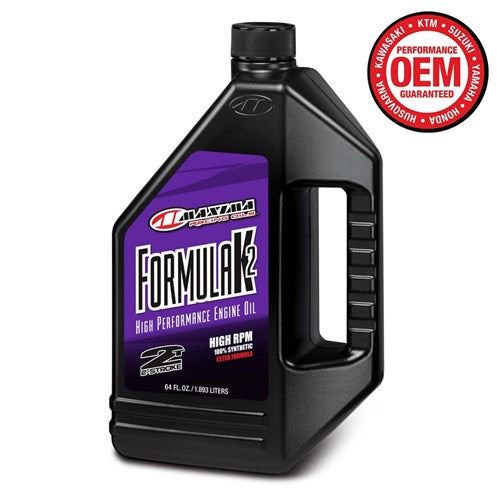 MAXIMA FORMULA K2 PREMIX 2T 100% SYNTHETIC RACING 1.9L / 64OZ
